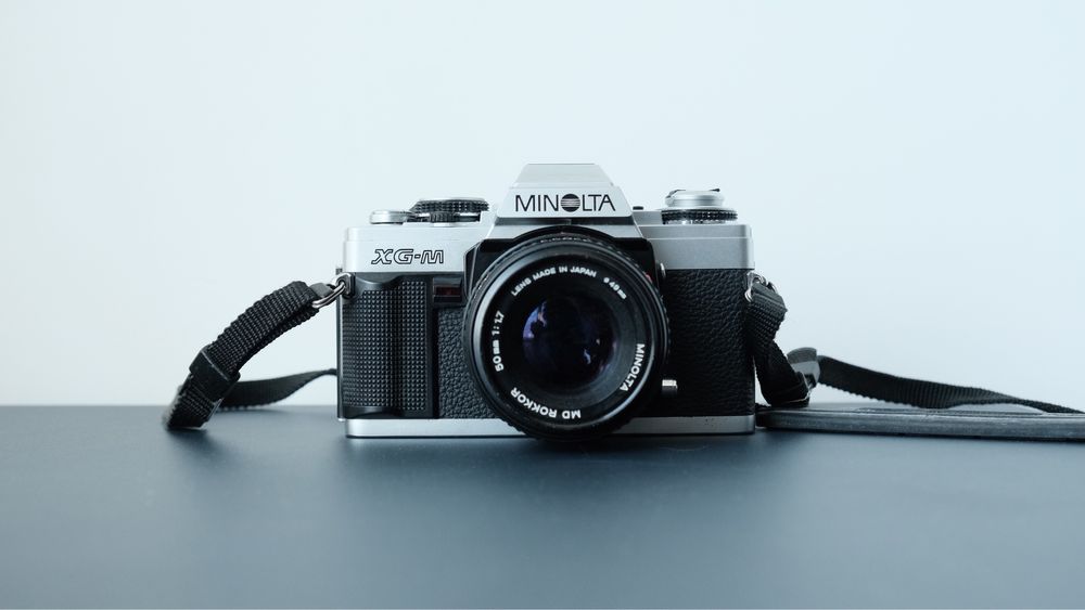 Minolta xg-m та обʼєктив minolta md rokkor 50mm f1.7