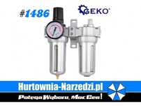 Reduktor powietrza z filtrem i smarowaniem 1/4" odwadniacz separator