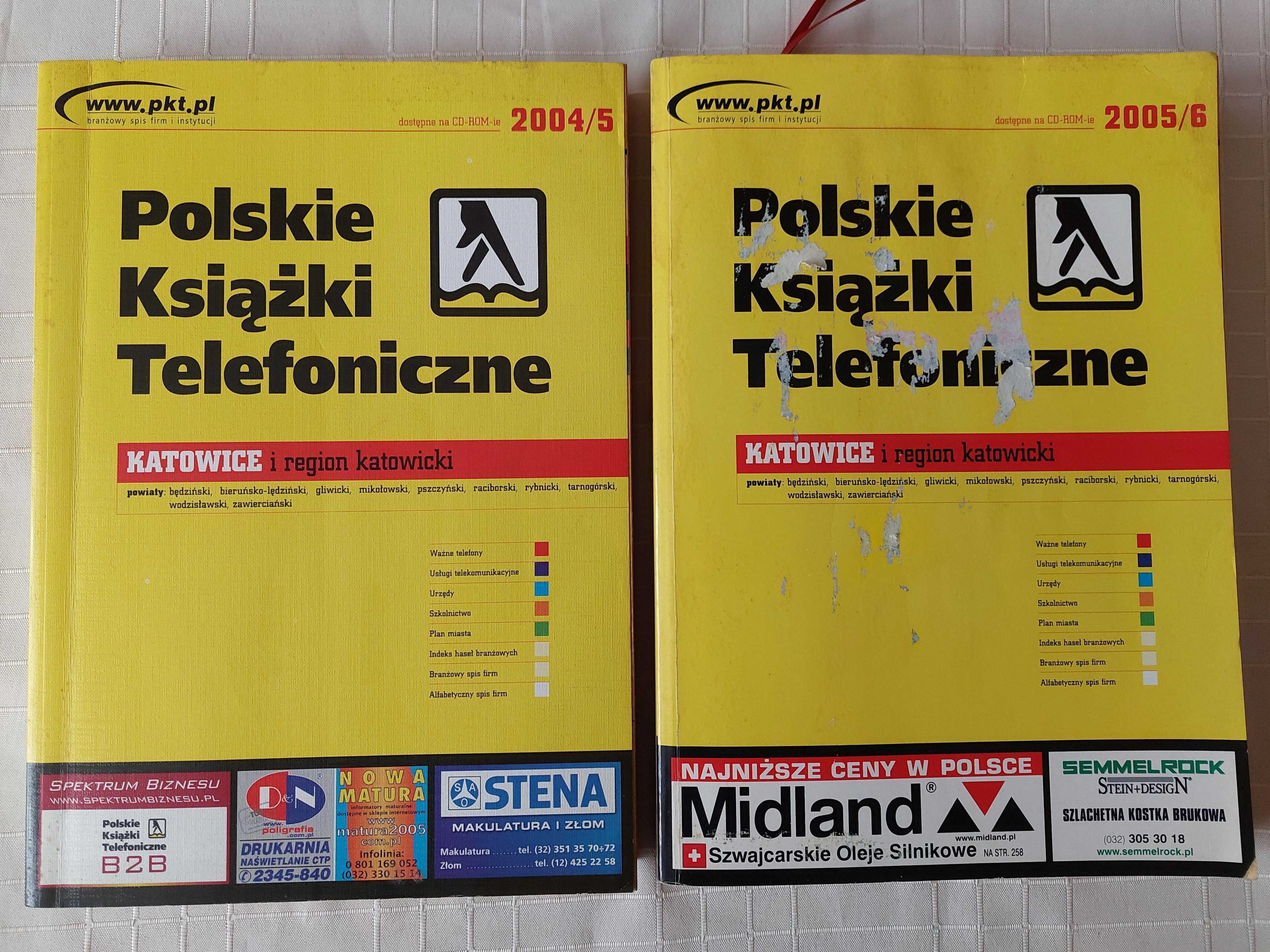 Polskie Książki telefoniczne (Katowice i region katowicki, 2004/2006)