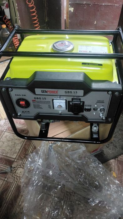 Генератор бензиновий  однофазний 1,3 кВт GenPower GBG 15  Туреччина