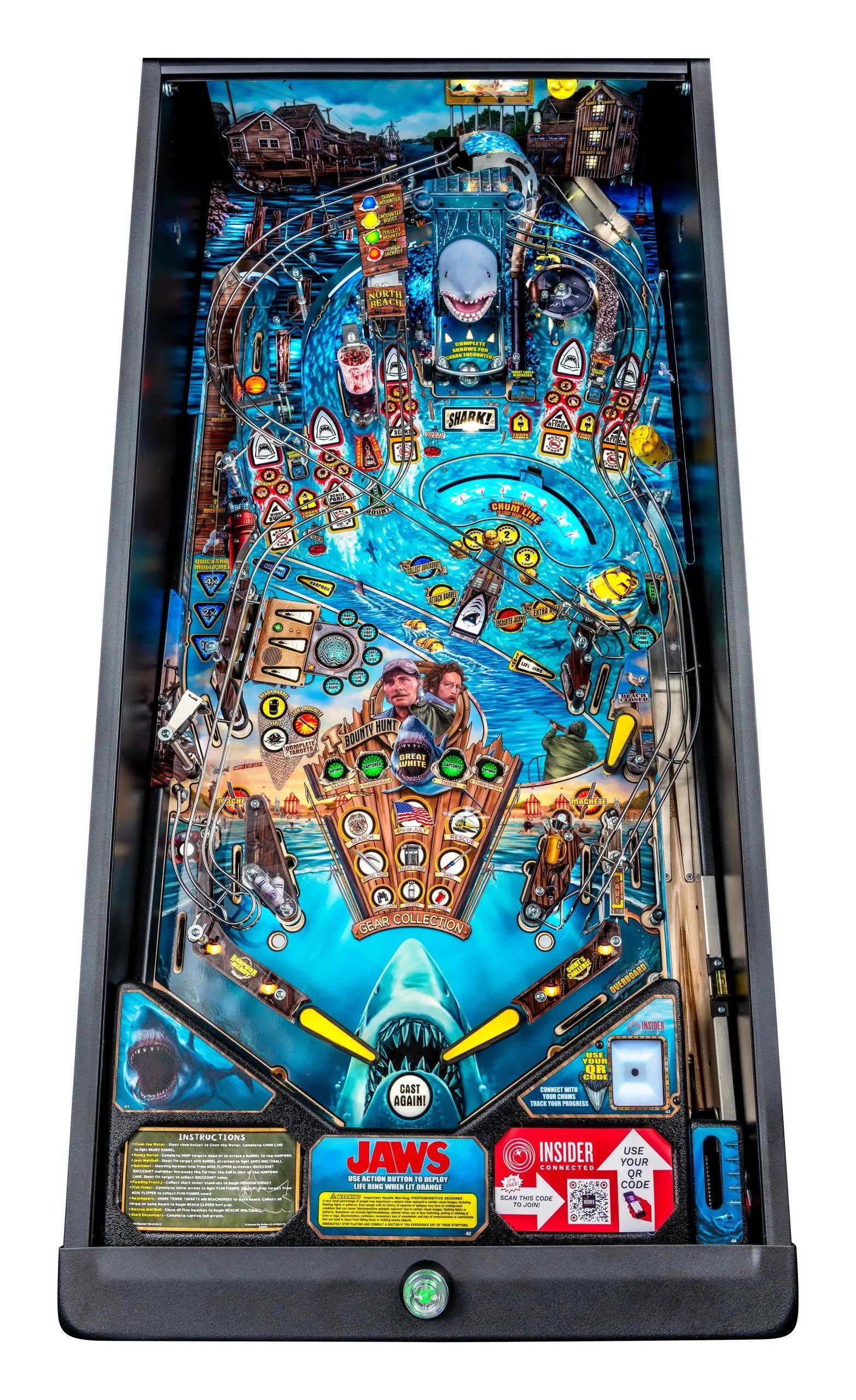 Flipper Pinball Maszyna Arcade  JAWS Stern PRO - nowy