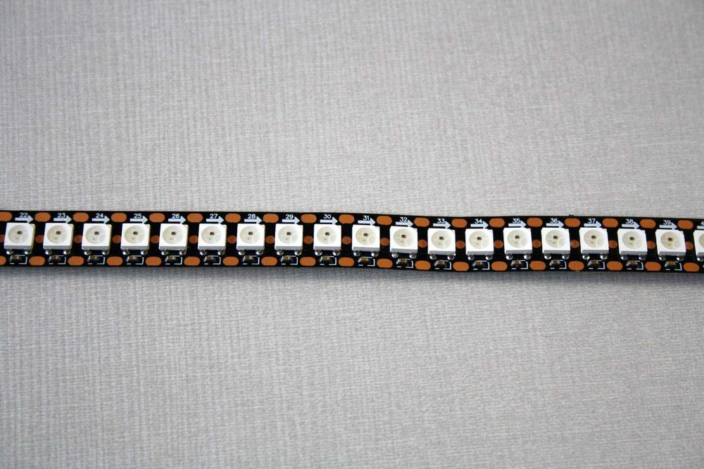 Адресуемая SMART светодиодная лента WS2812B 5В 144д/м