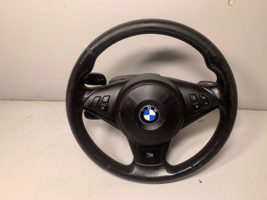 Kierownica kompl M pakiet BMW E60 E61 START STOP LCI Stan bdb Oryginał