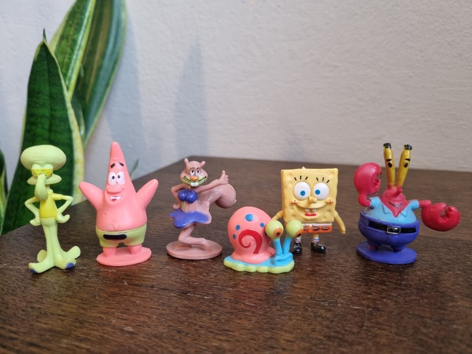 Spongebob zestaw figurek nowych z bajki