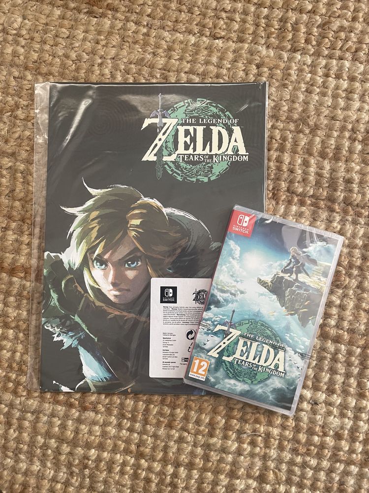NOVO Zelda Nintendo Switch - Jogo & Poster Selados