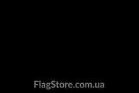 Гоночный сигнальный черный флаг штраф 150*90 см чорний прапор