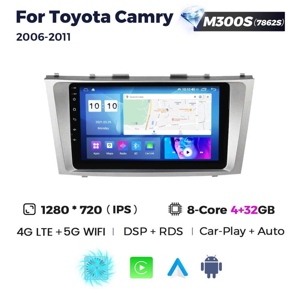 Штатна магнітола TOYOTA Camry 40 android GPS навігація тойота кемри