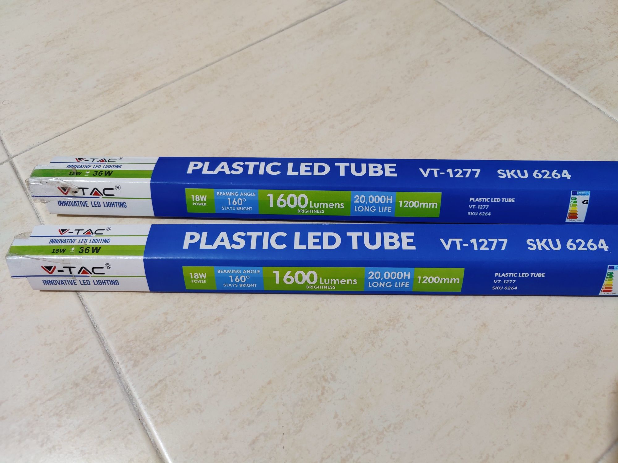 Lâmpadas LED tubo T8 - 120cm