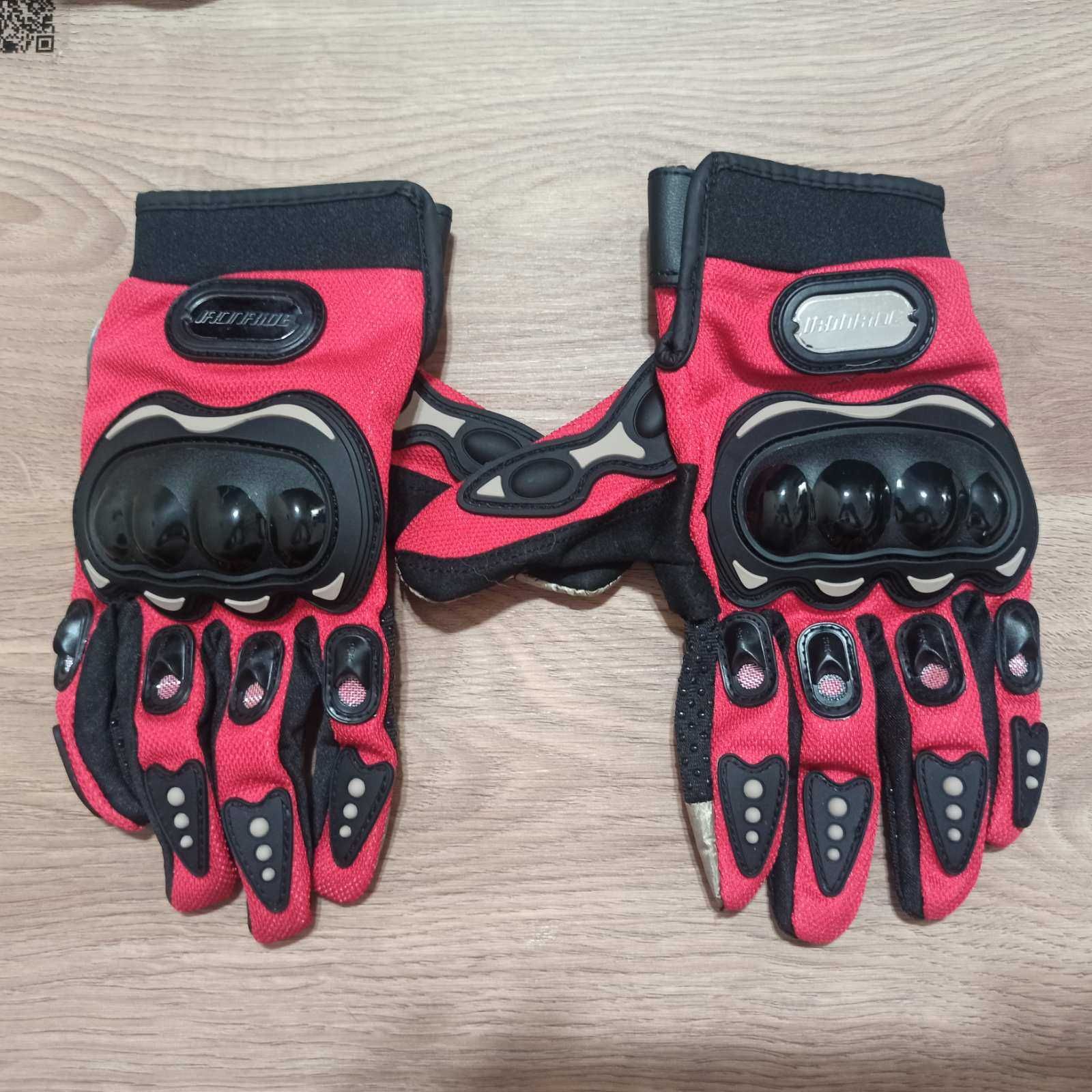 Мото перчатки дышашие защищенные IronRide Красные