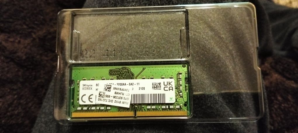 Memória RAM 8gb 3200mhz