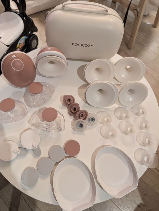 Bezprzewodowy Laktator Podwójny Momcozy M9 + wiele akcesoriów