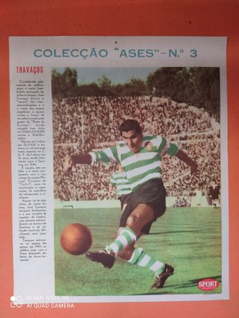 Poster Travaços Sporting. vintage revista Sports Ilustrada