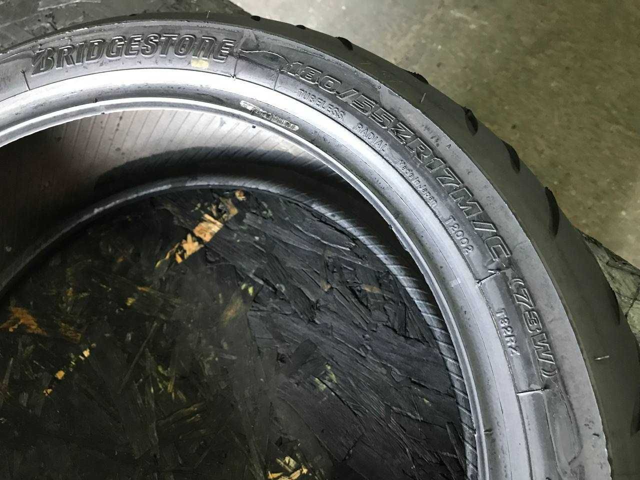 Мото шини б/в 180/55 R17 Bridgestone Battlax SportTouring T32R (2027М)
