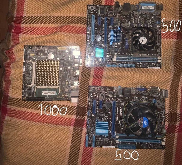 Продам материнские платы комплектом