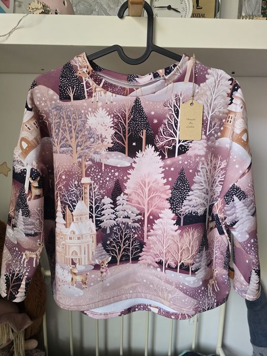 Handmade - Bluza rozm. 128cm