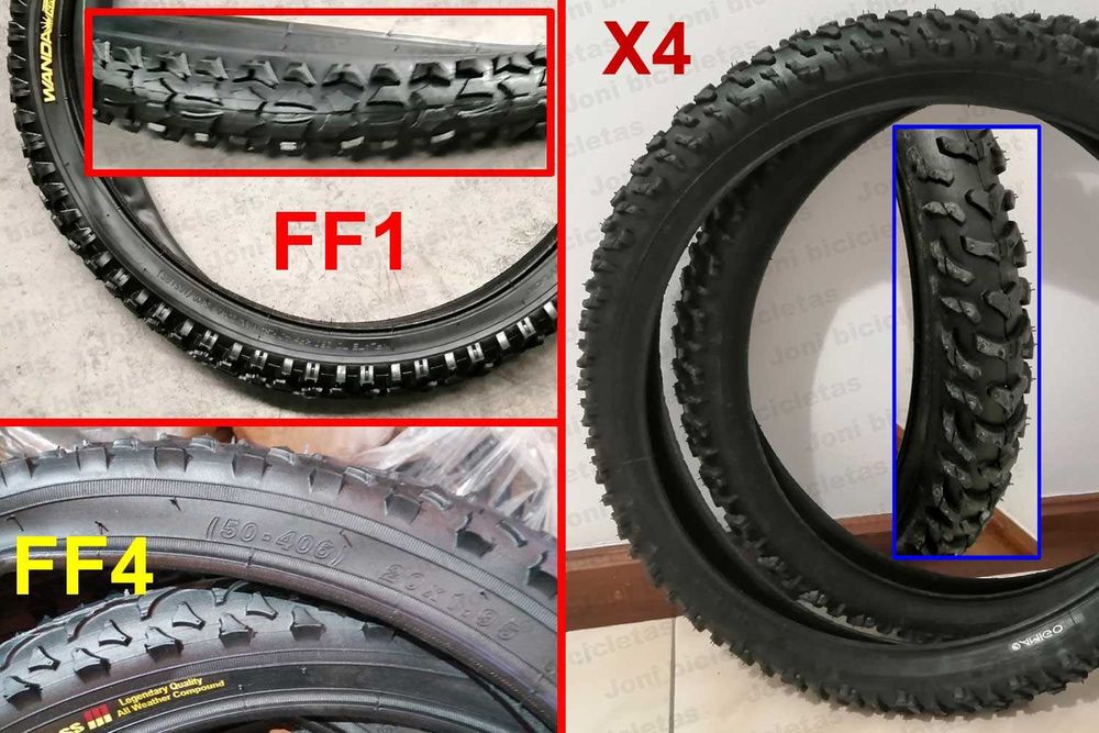 Pneus de bicicleta de roda 20"