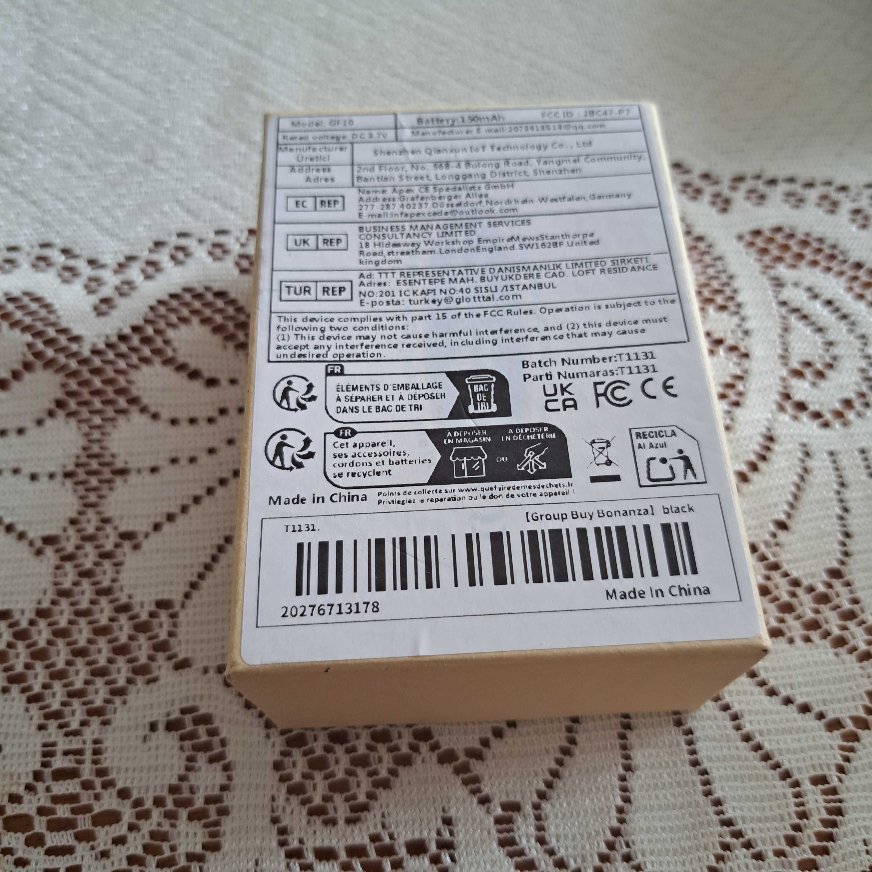 Mini lokalizator GPS do samochodu motorku roweru do śledzenia