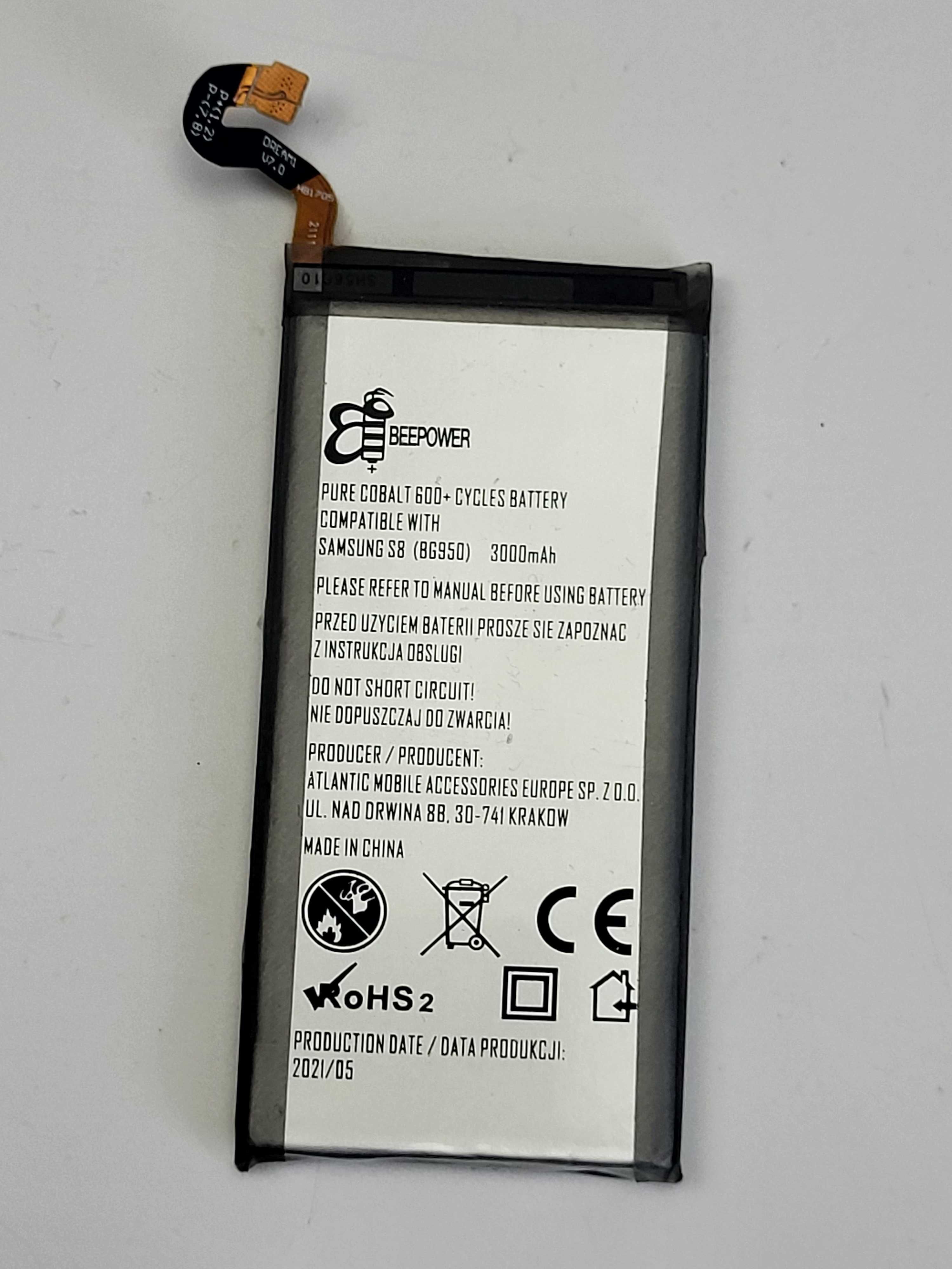 Bateria do Samsung Galaxy S8 BG950 | 3000mAh