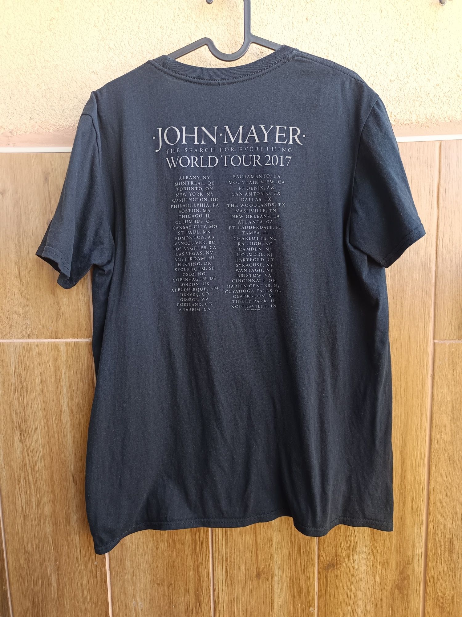 Koszulka John Mayer The Search For Everything World Tour 2017 size L