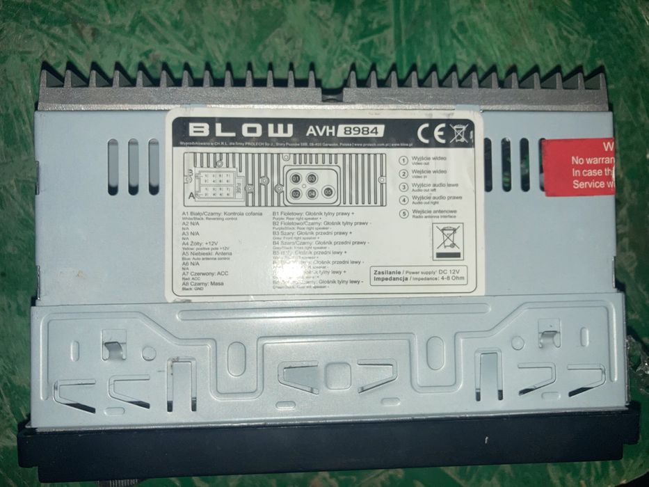 Автомагнітола 1DIN Blow AVH-8984 з Bluetooth