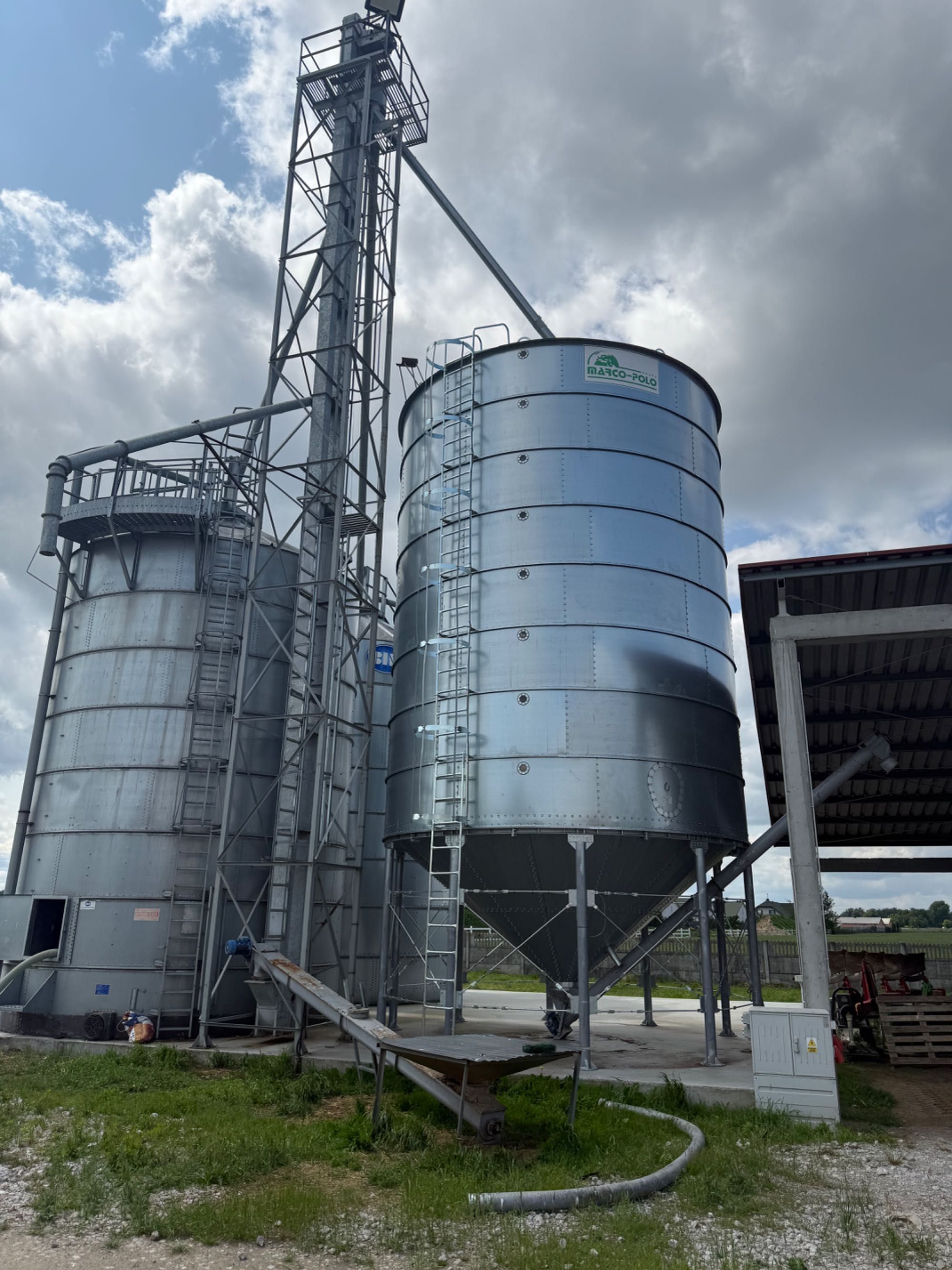 Silos zbiornik silosy na żniwa 2025 30t 38t 25t 20t nie BIN Marco-Polo