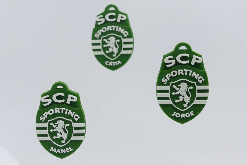 Porta Chaves Sporting Personalizado Com Nome
