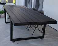 Stół na taras ogród 280cm x 103cm 280x103 loft