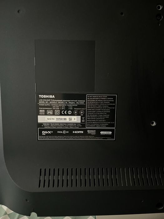 TV Toshiba 40" Full HD - 127€