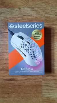 Mysz SteelSeries Aerox 3 Snow 2022, nowa