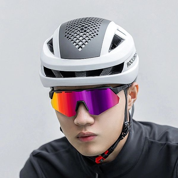 Okulary rowerowe Rockbros polaryzacyjne z ochroną UV i wkładką korekcy