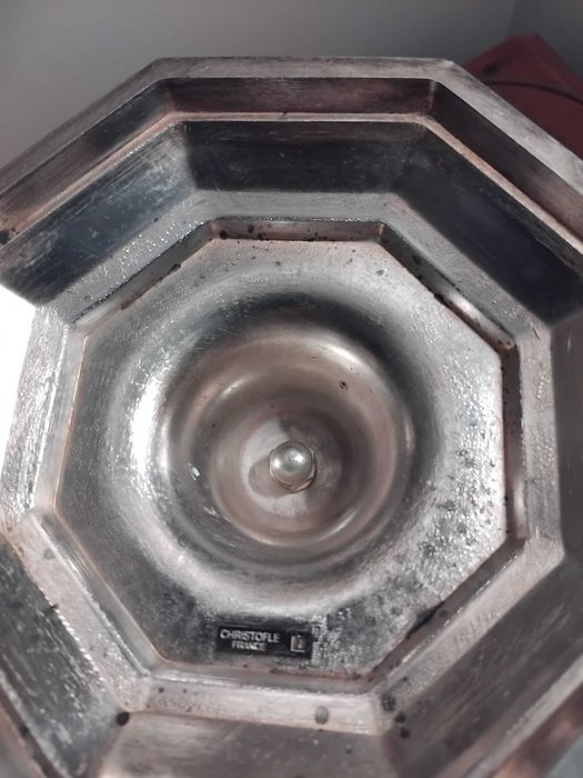 Castiçal christofle banho de prata