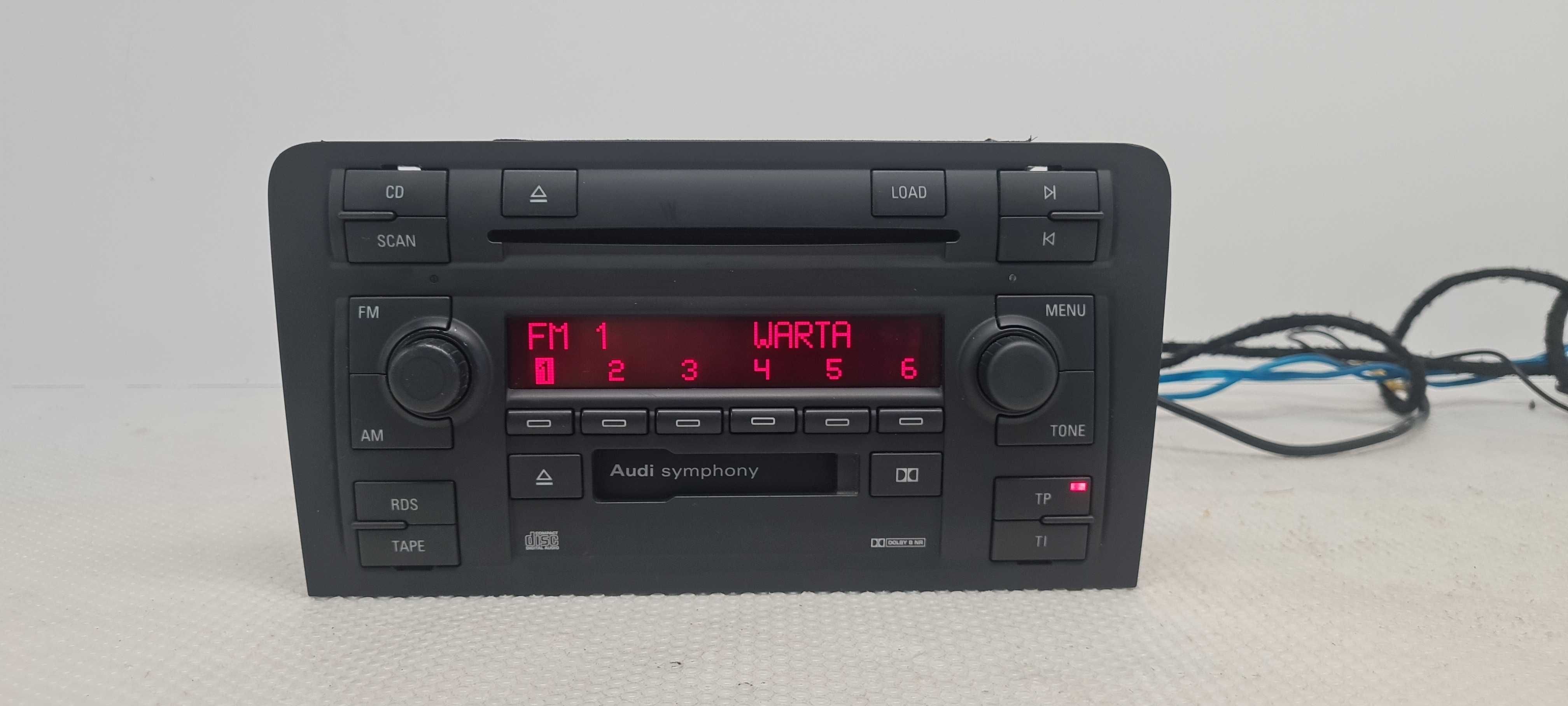 Audi Symphony A3 8P Radio Cd kaseta 8P0---035195 z kodem