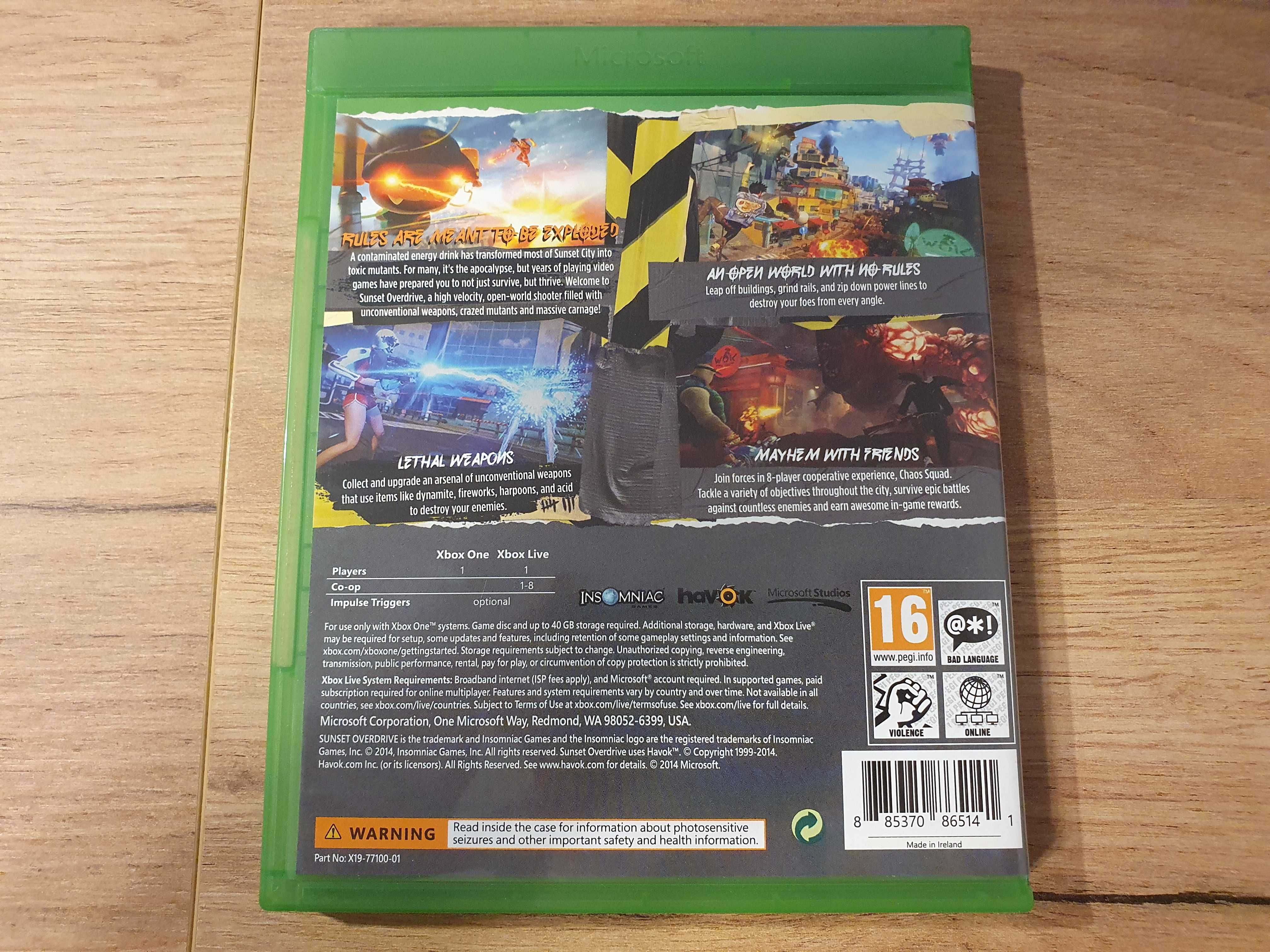 Gra Sunset Overdrive [Xbox One]