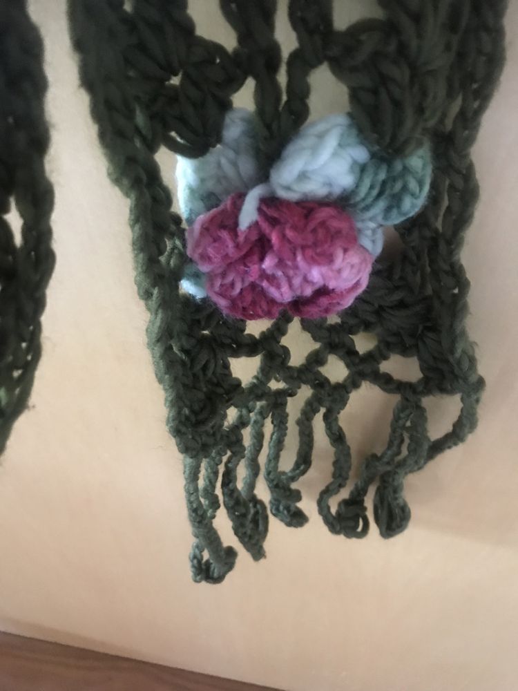 Echarpe em crochet