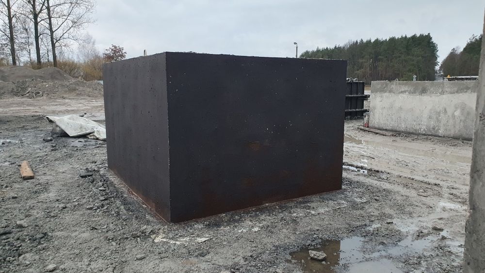 Szambo betonowe z wykopem 10m3 zbiornik betonowy zbiornik na wodę 12
