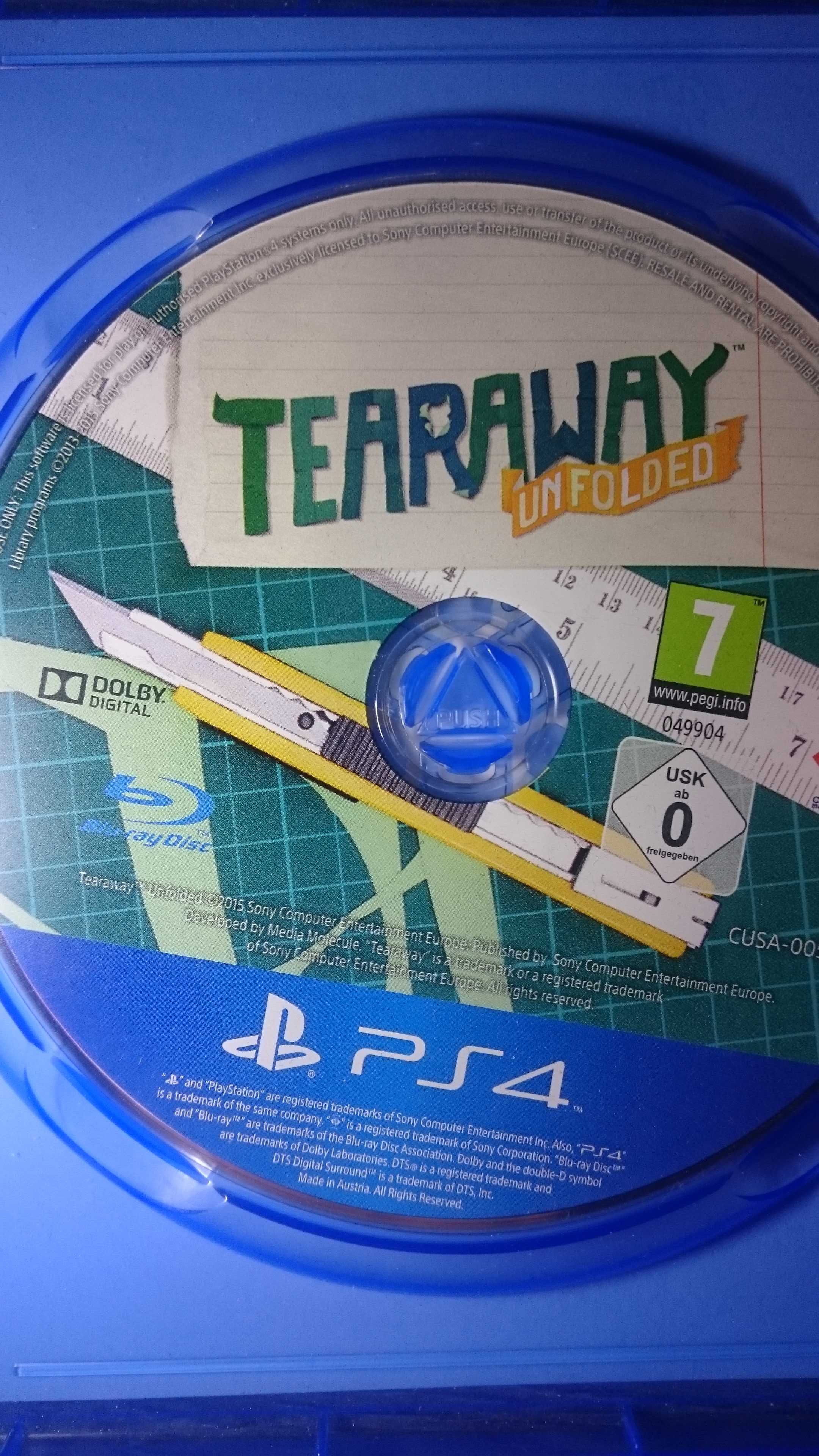 Gra Tearaway PS4 Playstation 4 Rayman Lego Little Big Minecraft