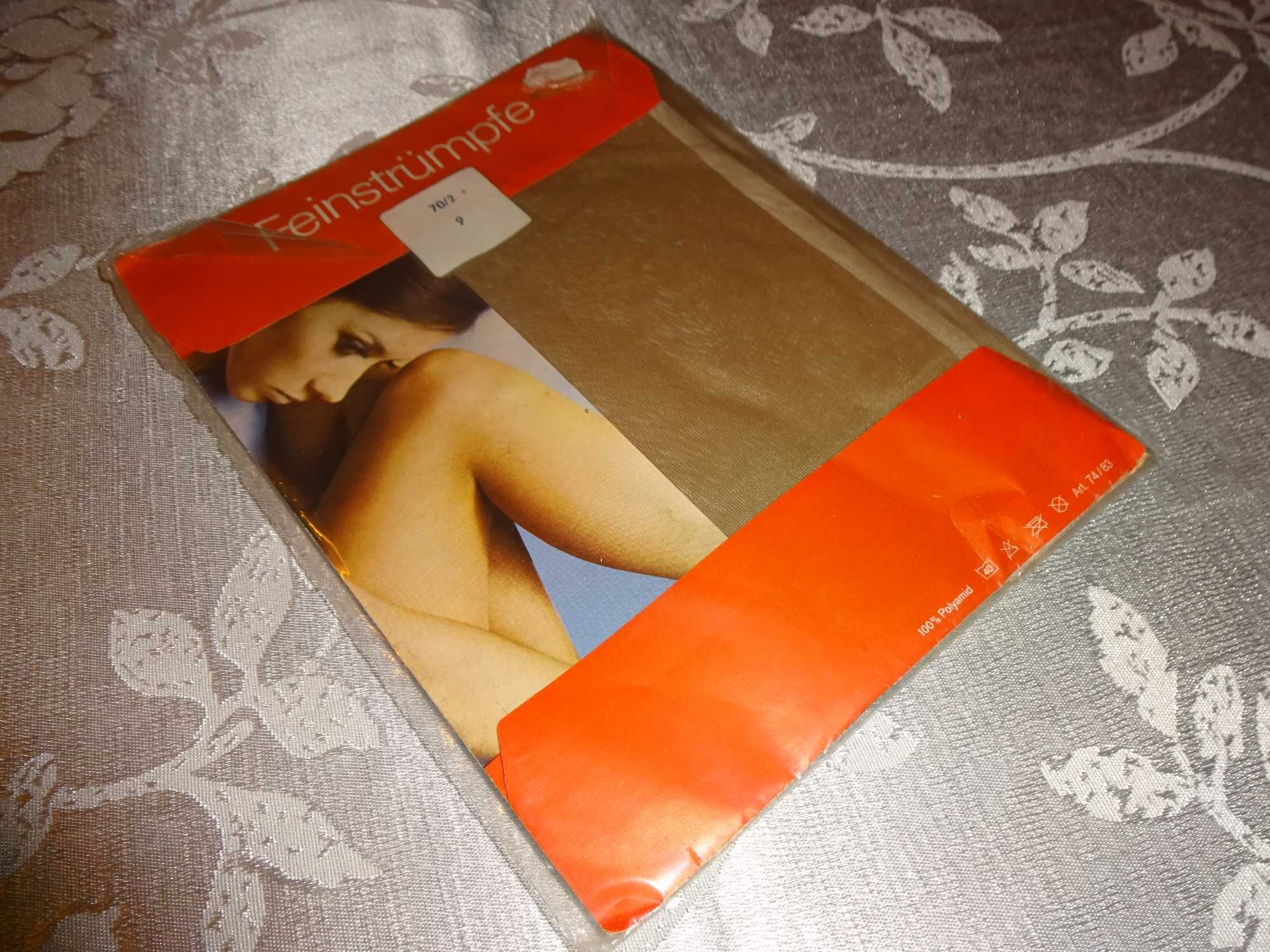 FEINSTRUMPFE nylonowe pończochy do pasa do pończoch NYLONY r. 9