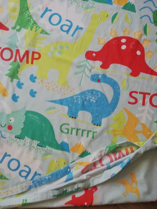 Pościel poszewka na kołdrę Dinozary.