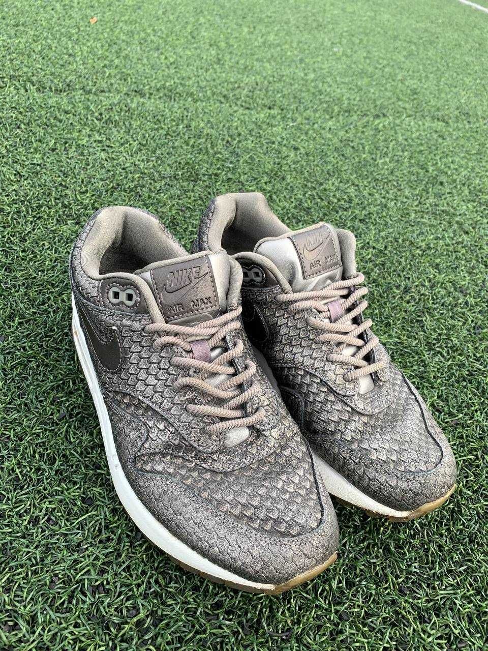 Кроссовки  Nike Air Max 1 Reptile Metallic Pewter