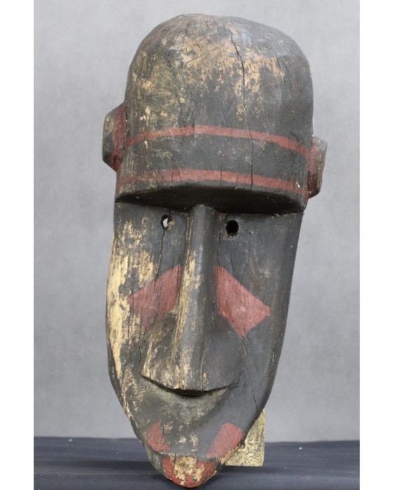 Maska. Drewno. Toma. Gwinea. Liberia. XX wiek.