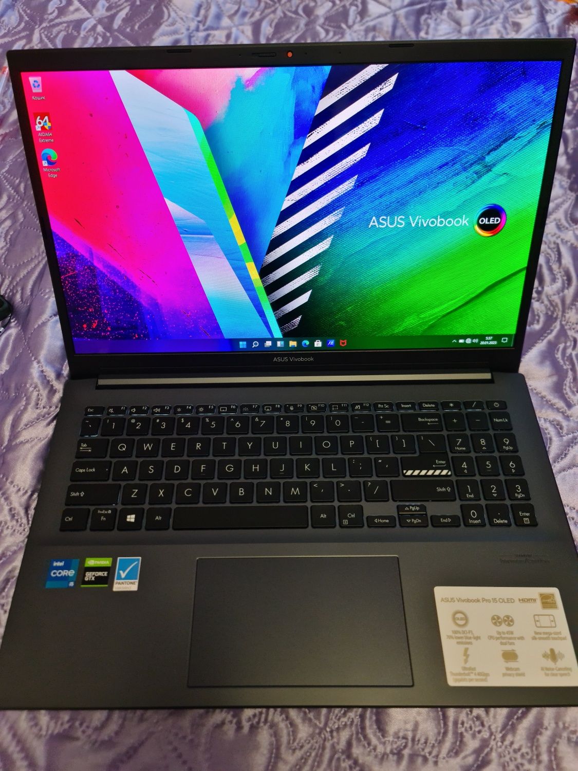 Asus Vivobook Pro15 Oled  i5/8/512/GTX 1650