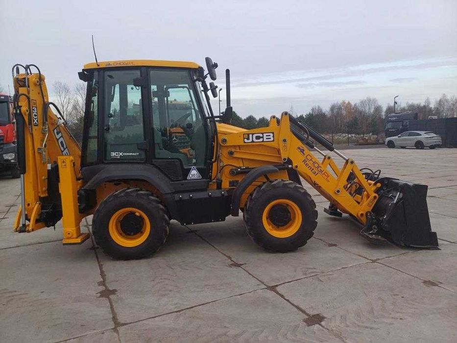 Koparko ładowarka  JCB 3CX - wynajem koparko-ładowarki