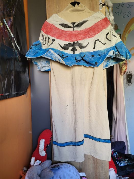 Strój nowicjusza obóz na bagnie larp gothic