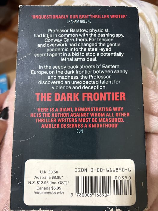 Livro “The Dark Frontier” de Eric Ambler
