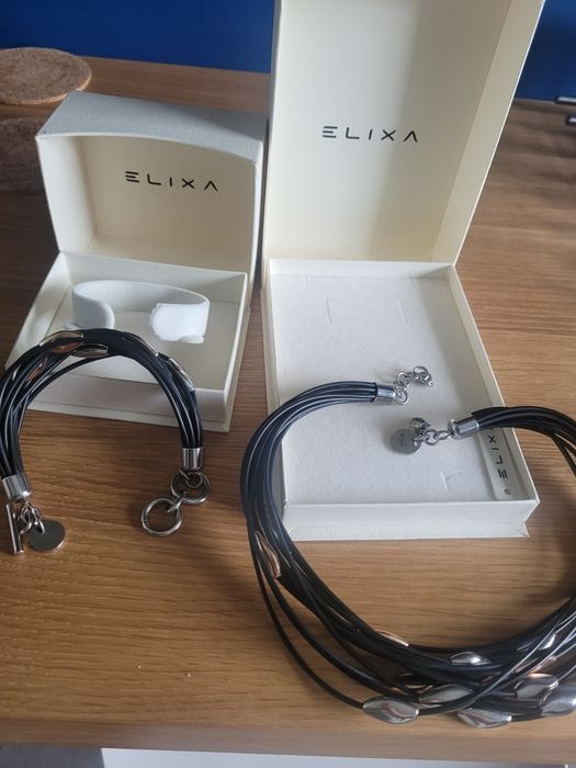 Biżuteria elixa naszyjnik bransoletka kpl