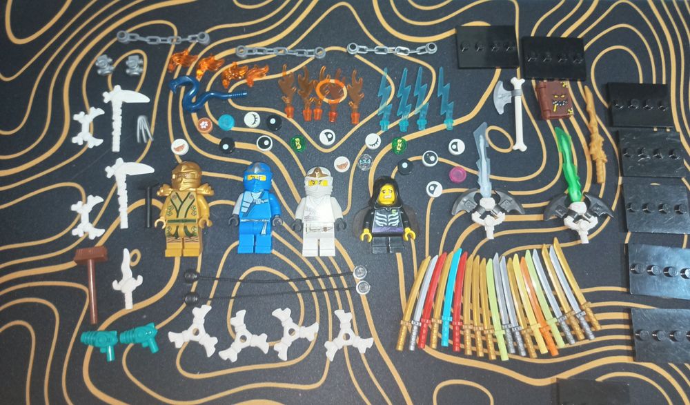 детали, фигурки лего нинзяго