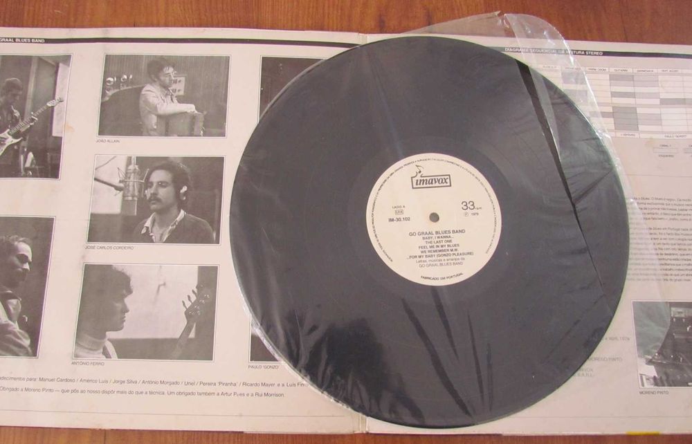 Go Graal Blues Band 1º Album rock Portugues RARIDADE