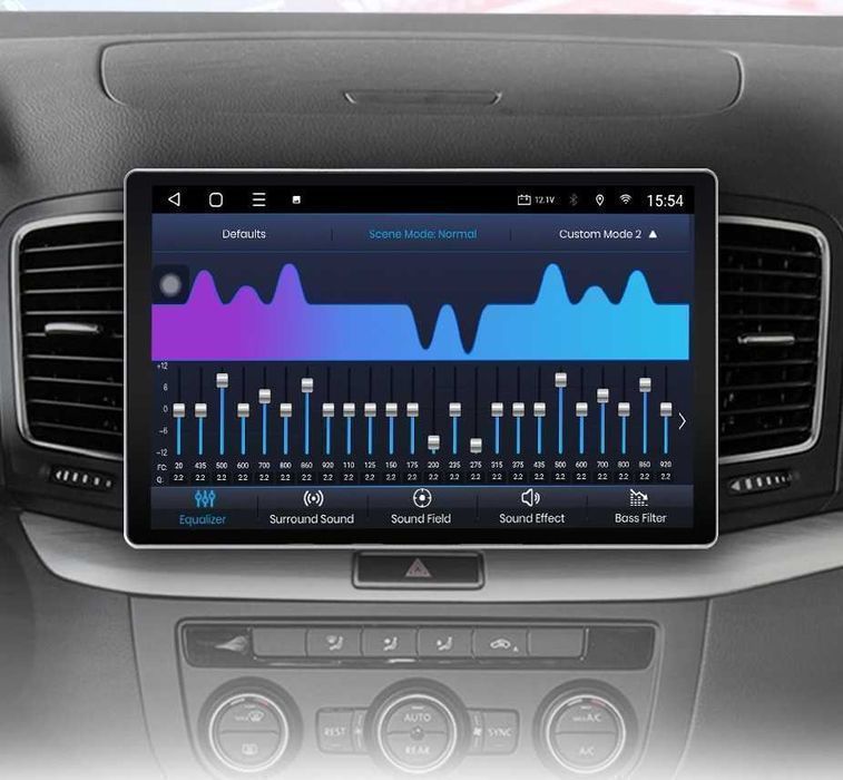 Radio nawigacja Volkswagen VW Sharan CarPlay Android DSP