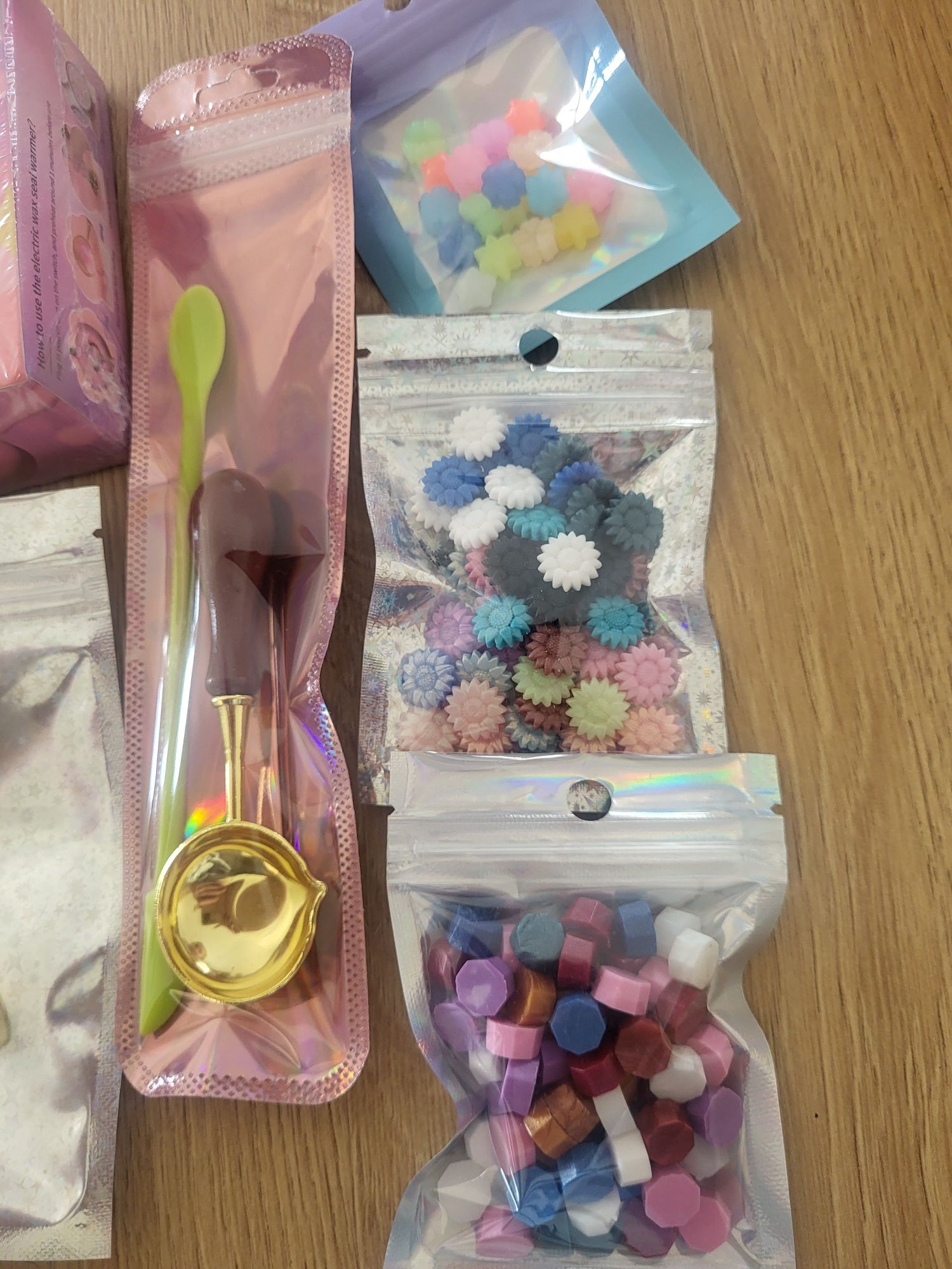 Zestaw do wosku, stempli scrapbooking DIY