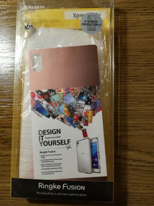 Etui + Szybka Screen Protector. Sony Xperia Z3+ Ringke Fusion Clear